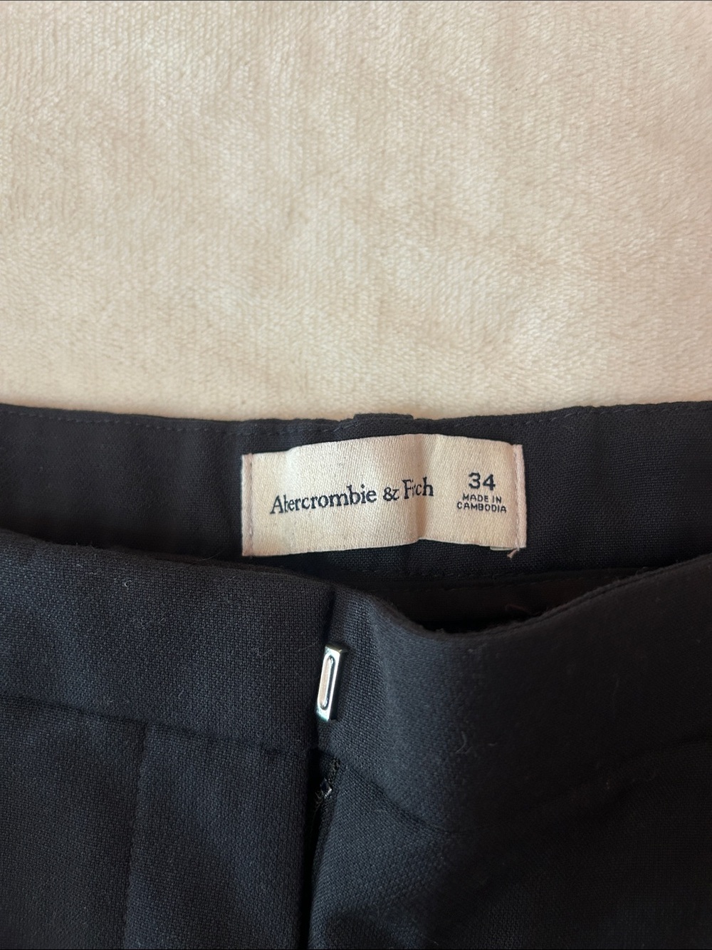 Abercrombie & Fitch Dark Navy Tailored Bermuda Shorts - Picture 2 of 9